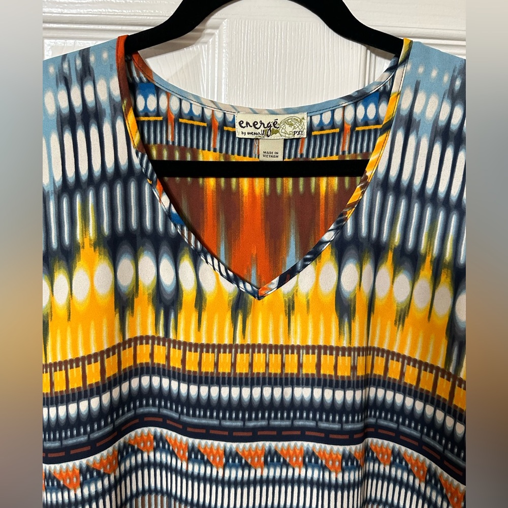 Emerge by oneworld Multicolored Blouse Size PXL